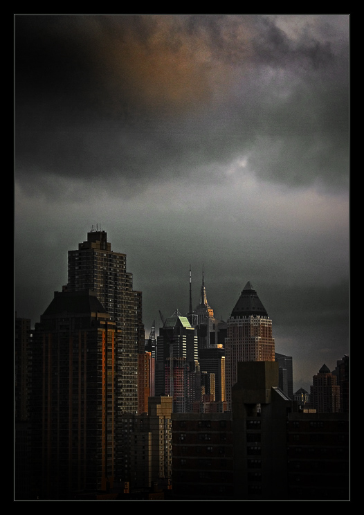 Storm over the Empire State Building