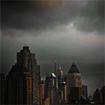 Storm over the Empire State Building