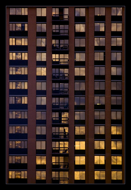 West Side Windows Reflect the Sunset #2