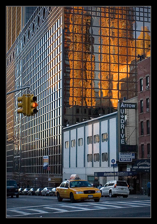 Yellow Building, Yellow Cab, Yellow Light